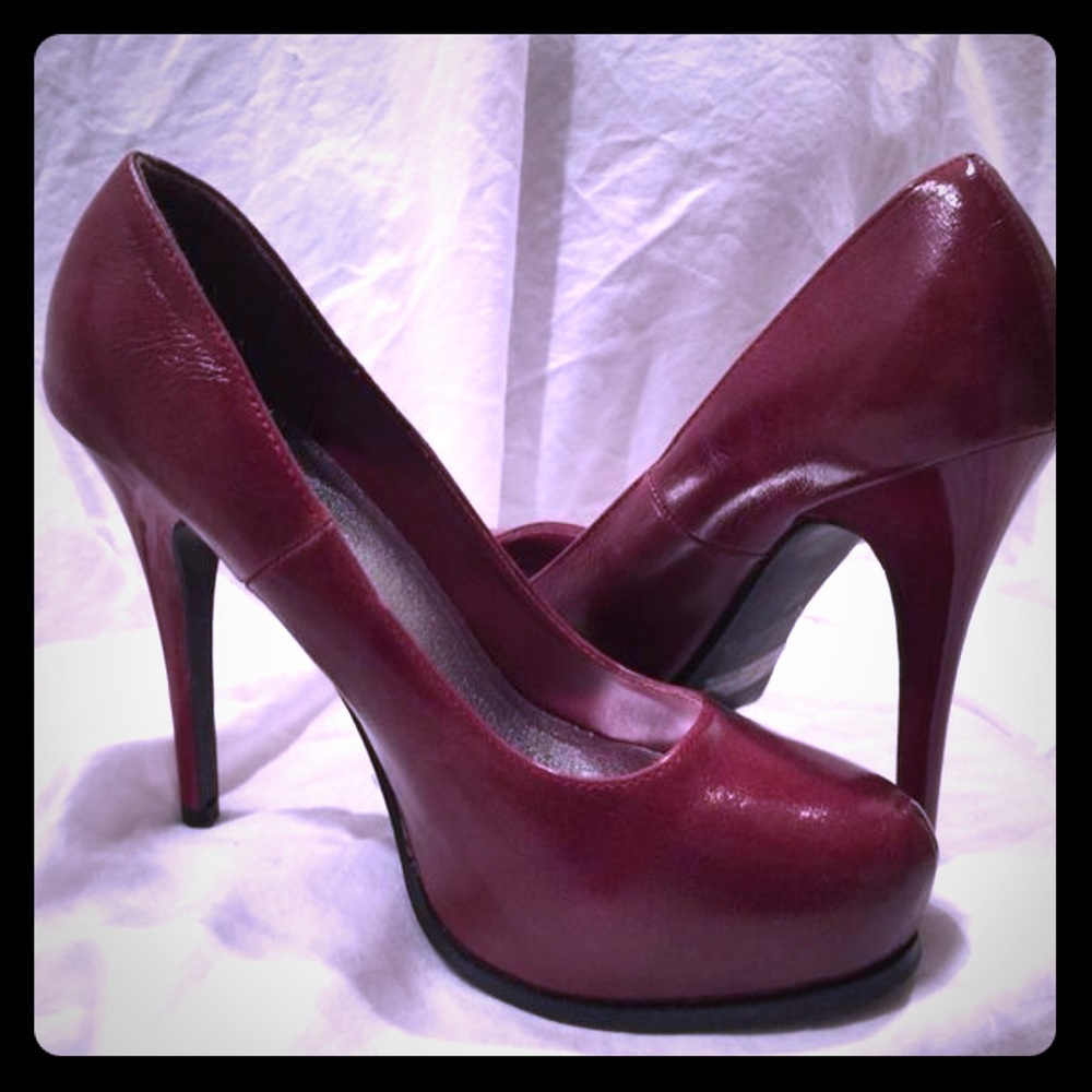 Sexy Deep Red High Heels